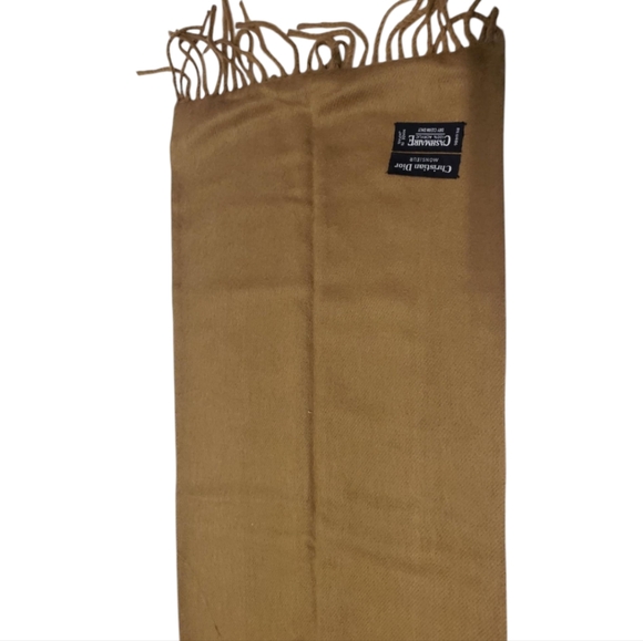 Authentic Christian Dior Monsieur Scarf 100% Cashmere Acrylic - Picture 9 of 9